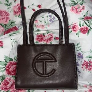 Telfar small brown bag